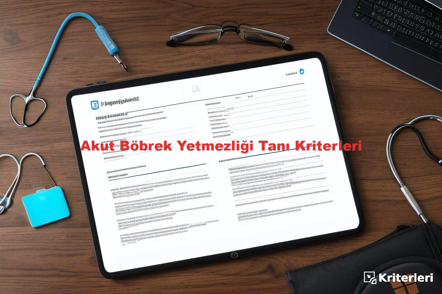 Akut Böbrek Yetmezliği Tanı Kriterleri