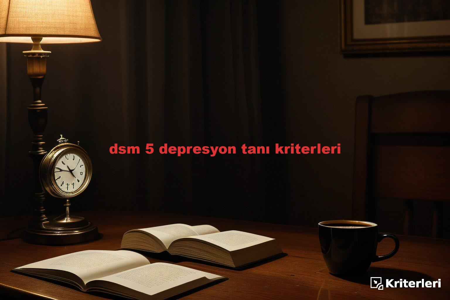 dsm 5 depresyon tanı kriterleri