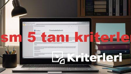 dsm 5 tanı kriterleri