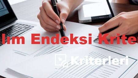 Katılım Endeksi Kriterleri