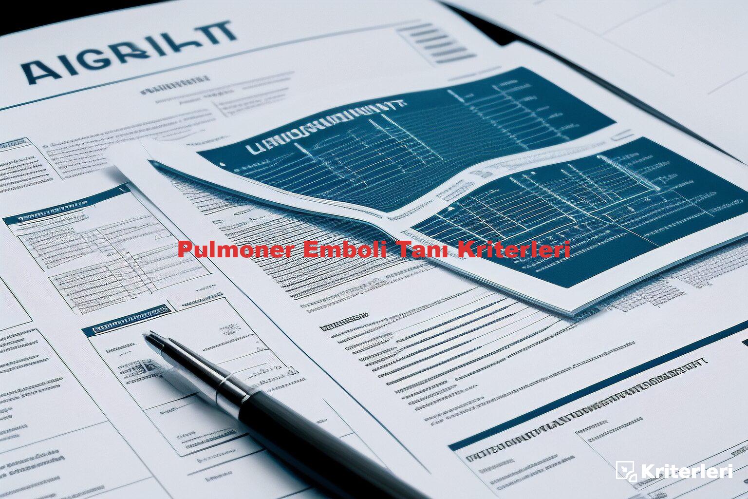 Pulmoner Emboli Tanı Kriterleri