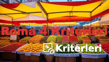 Roma 4 Kriterleri