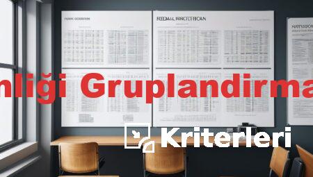 Aile Hekimliği Gruplandirma Kriterleri
