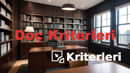 Doç Kriterleri