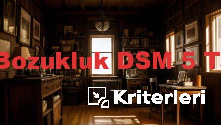 Şizoaffektif Bozukluk DSM 5 Tanı Kriterleri