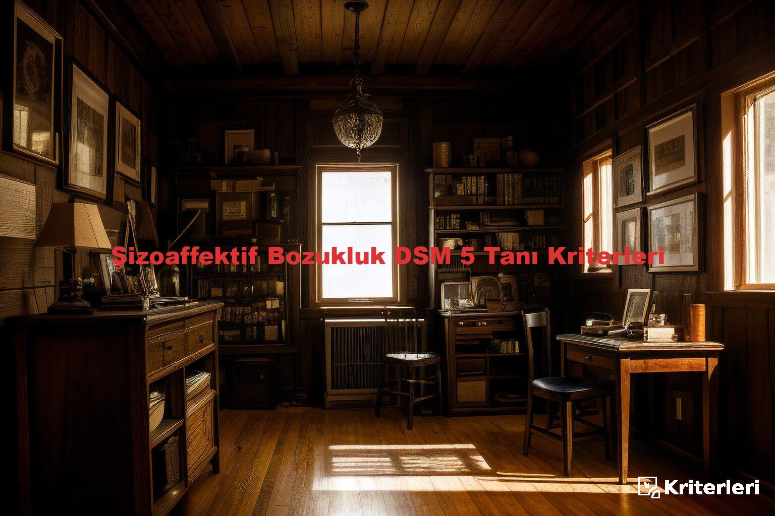 Şizoaffektif Bozukluk DSM 5 Tanı Kriterleri