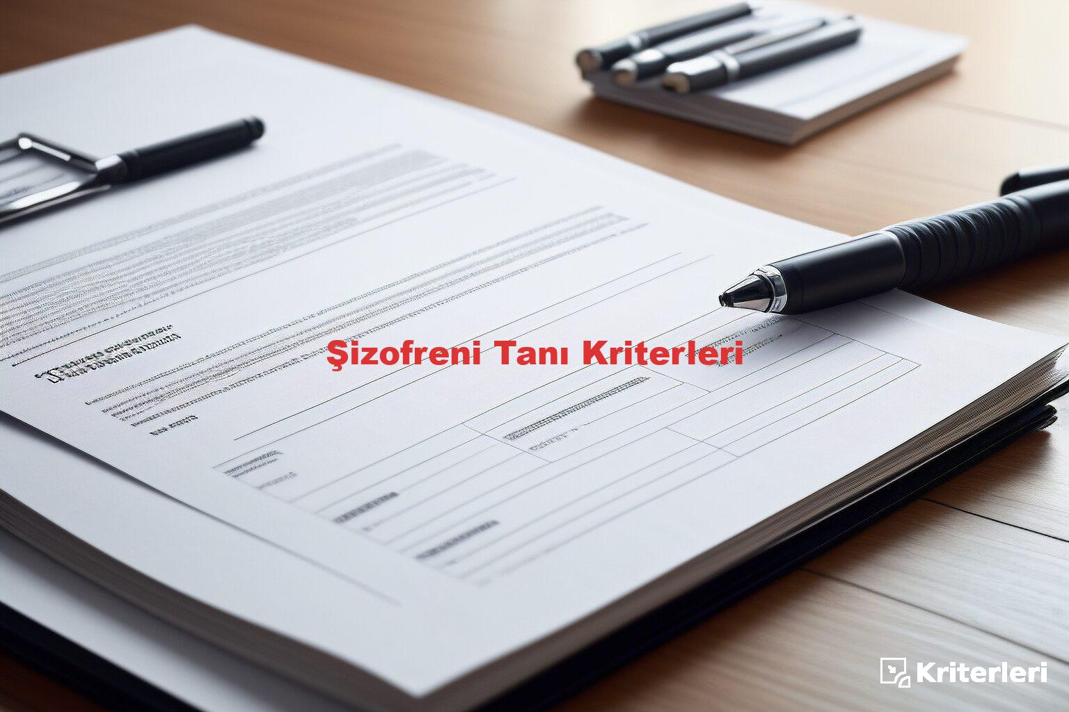 Şizofreni Tanı Kriterleri