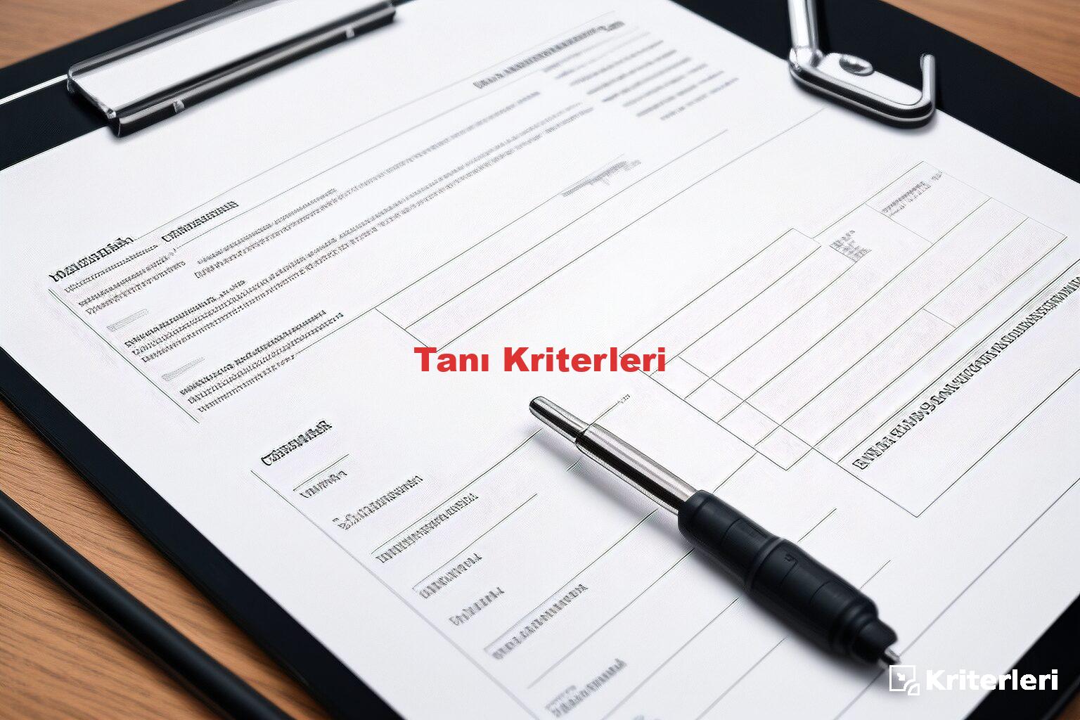 Tanı Kriterleri