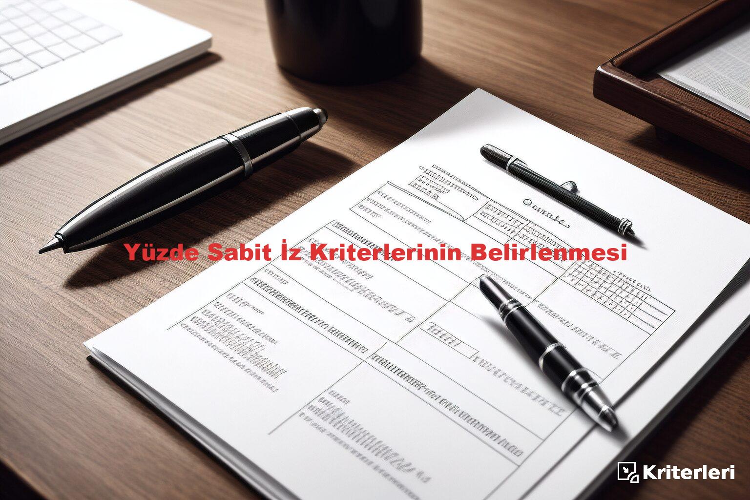 Yüzde Sabit İz Kriterlerinin Belirlenmesi