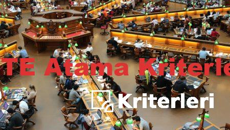 İYTE Atama Kriterleri