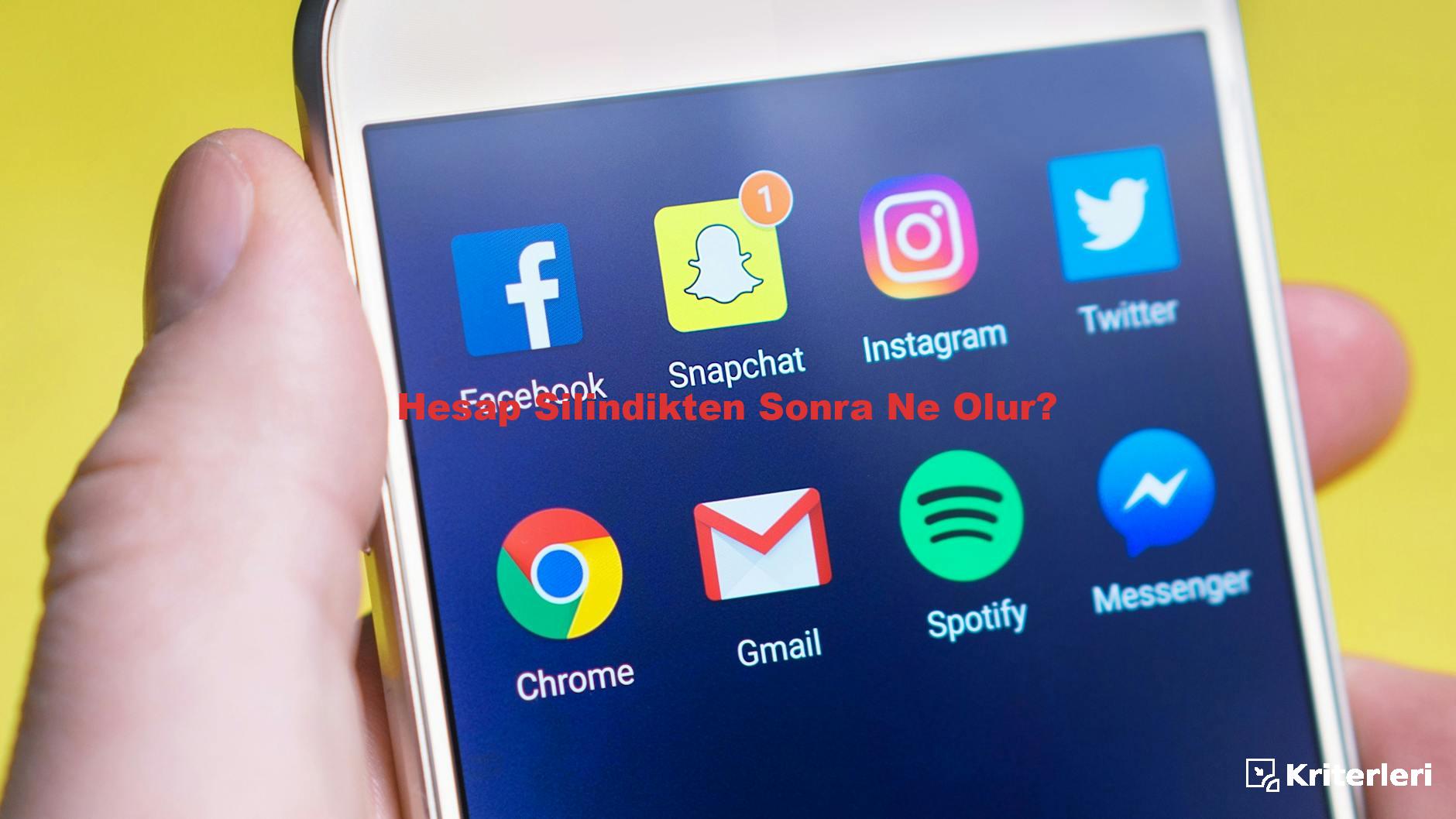 Hesap Silindikten Sonra Ne Olur?