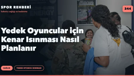 Yedek Oyuncular için Kenar Isınması Nasıl Planlanır
