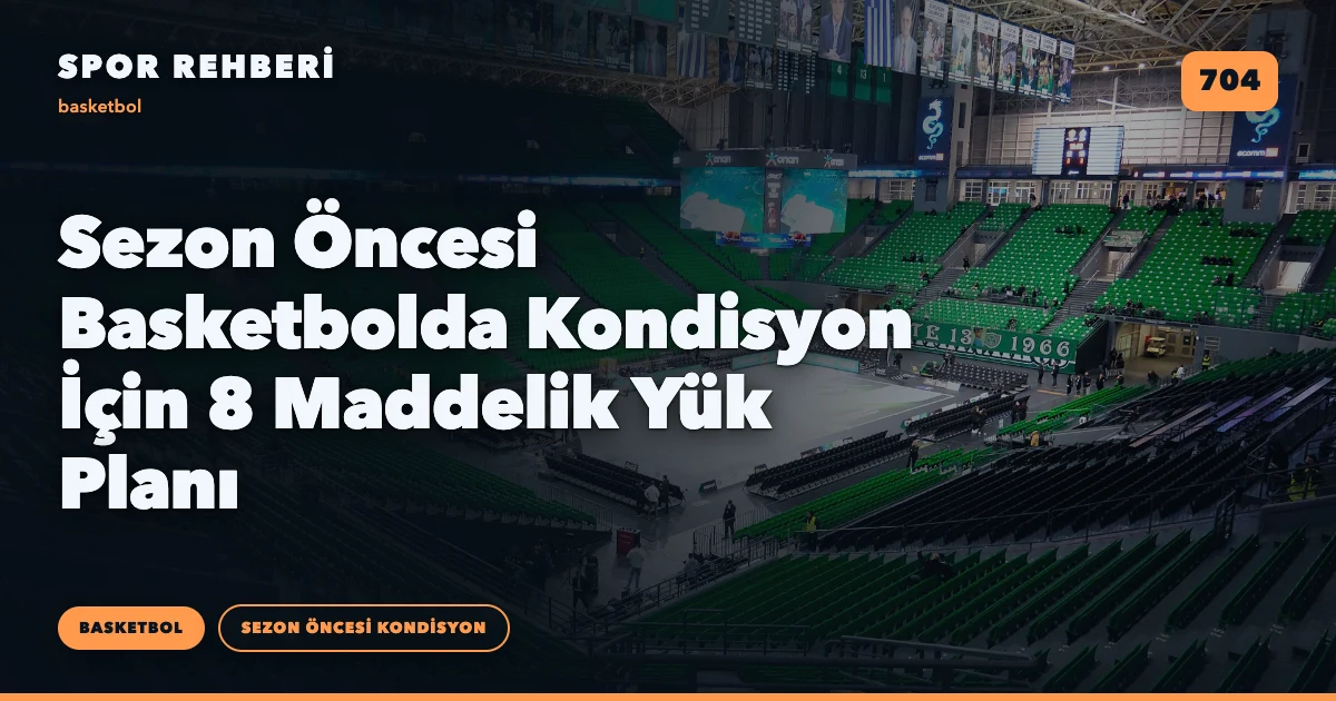 Sezon Öncesi Basketbolda Kondisyon İçin 8 Maddelik Yük Planı